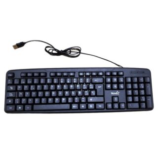 TECLADO NOVA KB3802U0001C MEMBRANA ALÁMBRICO USB ESPAÑOL NEGRO