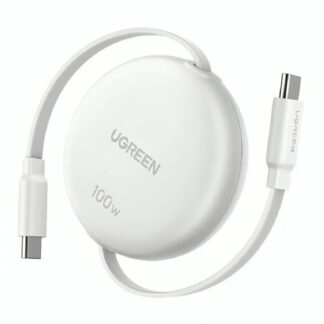 CABLE RETRÁCTIL UGREEN L531 USB-C A USB-C 100W CARGA RÁPIDA 95673 BLANCO