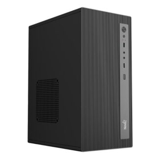 CASE NOVA CM01Z9RA001C MINI TOWER SIN VENTILACIÓN INCLUIDA CON FUENTE DE PODER 600W PE600RNF013C NEGRO