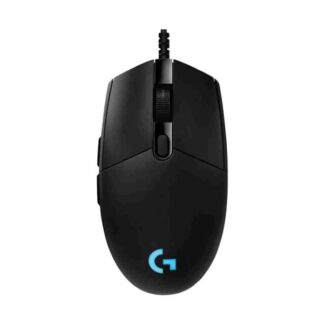 MOUSE GAMING LOGITECH PRO HERO ALÁMBRICO USB 25600 DPI  910-005439 NEGRO