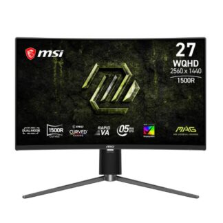 MONITOR GAMING MSI MAG 274CQPDF X32 27 PULG CURVA 1500R WQHD 320HZ/400HZ RAPID VA AMD FREESYNC DISPLAYPORT/HDMI/AUDÍFONOS NEGRO