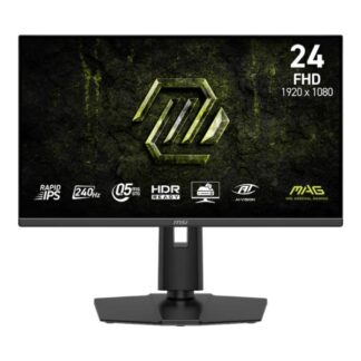 MONITOR GAMING MSI MAG 245PF X24 24 PULG PLANO 1920X1080 FHD 240 HZ RAPID IPS FREESYNC HDMI DISPLAYPORT HDR 9S6-3BC89M-019 NEGRO