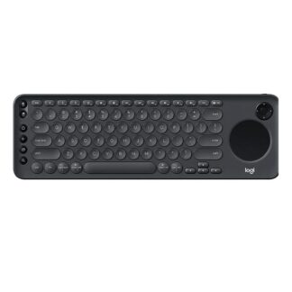 TECLADO LOGITECH K600 MEMBRANA INALÁMBRICO BLUETOOTH  INGLÉS CON TOUCHPAD INTEGRADO 920-008824 NEGRO