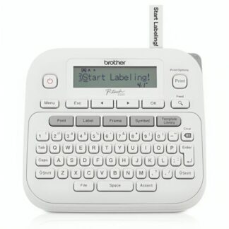 IMPRESORA DE ETIQUETAS BROTHER PTD220 DE 1/2 PULG 20MM/SEG 15 CARACTERES POR LINEA BLANCO