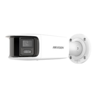 CAMARA BULLET HIKVISION DS-2CD2T87G2P-LSU/SL(4MM)(C)(O-STD) 8MP IP SIN IR LUZ BLANCA 40M AUDIO PANORÁMICA 180 COLORVU ACUSENSE IP67 POE H.265+ WDR 130 DB 311319679 BLANCO