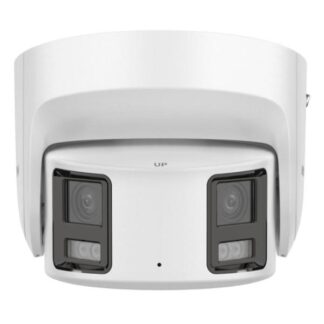 CAMARA TURRET HIKVISION DS-2CD2387G2P-LSU/SL(4MM)(C)(O-STD) 8MP IP SIN IR LUZ BLANCA 30M AUDIO PANORAMICA 180 COLORVU ACUSENSE ALARMA AUDIOVISUAL IP67 POE H.265+ WDR 130 DB 311319443 BLANCO