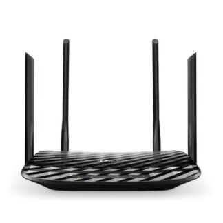 ROUTER TP-LINK ARCHER C6 2.4 / 5 GHZ AC1200 4 LAN GIGABIT / 1 WAN GIGABIT WI-FI 5 / MU-MIMO NEGRO